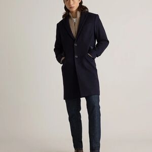Quince Navy Trench Coat